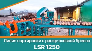 Линия сортировки и раскряжевки бревна Cronver  LSR 1250