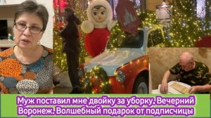 Муж поставил мне двойку за уборку. Вечерний Воронеж. Волшебный подарок от подписчицы