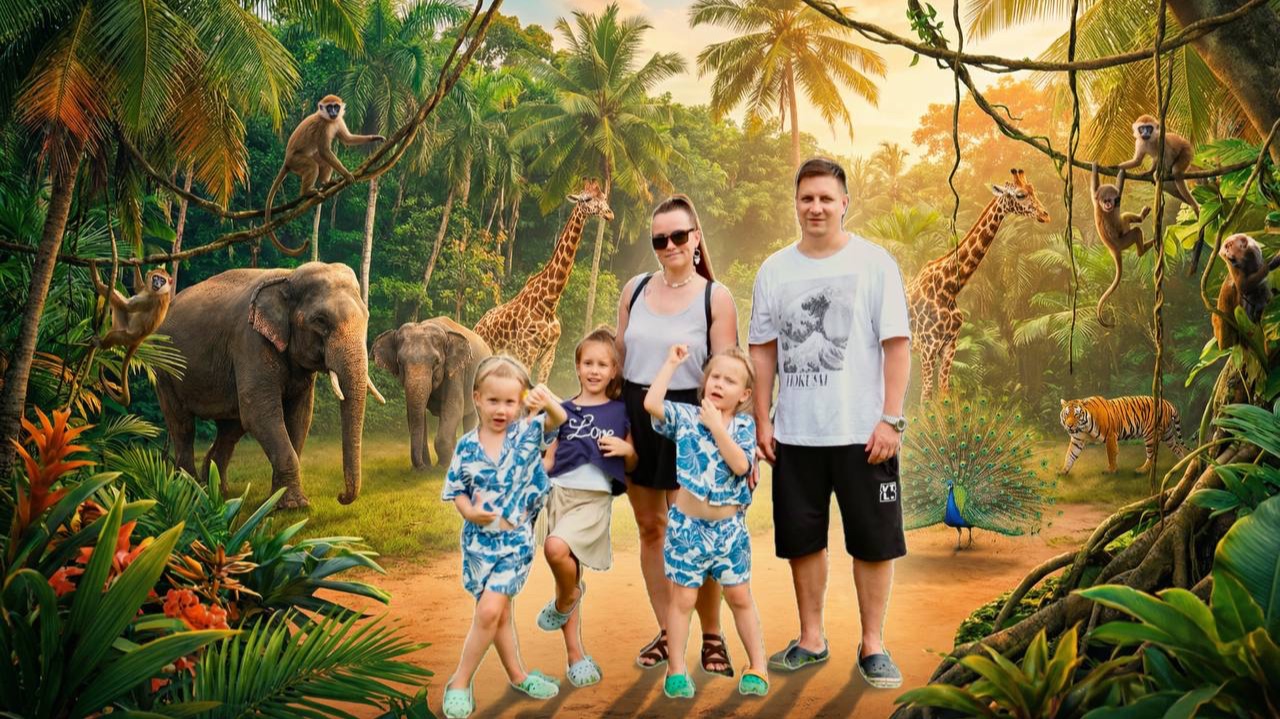 Мы прожили месяц на Шри-Ланке с детьми 😱 Лучший зоопарк для семьи смотреть онлайн