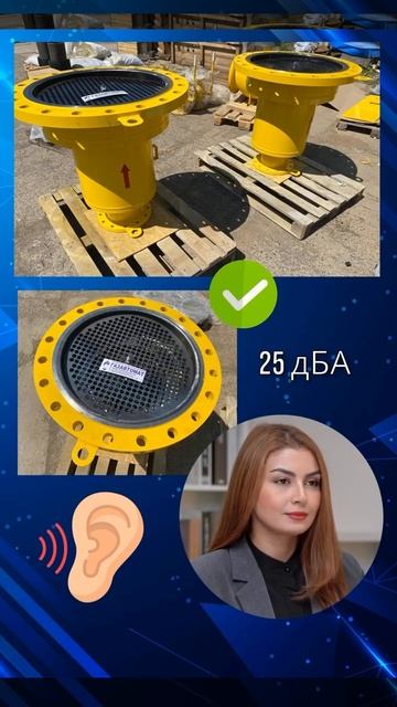 Глушитель шума от регуляторов давления газа. смотреть онлайн