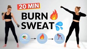🔥20-МИНУТНАЯ УДАРНАЯ КАРДИО-ТРЕНИРОВКА ДЛЯ ПОХУДЕНИЯ🔥БЕЗ ПРЫЖКОВ🔥ПРОРАБОТКА ВСЕГО ТЕЛА🔥МИКС 2025