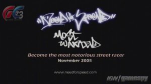 Need for speed most wanted - Трейлер игры