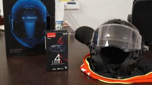 Распаковка и установка гарнитуры LS2 4x на шлем LS2 Advant x #LS2 #advantx #ff901 #LS24x #cardo