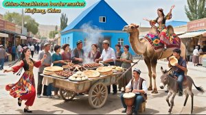 Странные деликатесы на рынке на границе Китая и Казахстана. Кухни мира