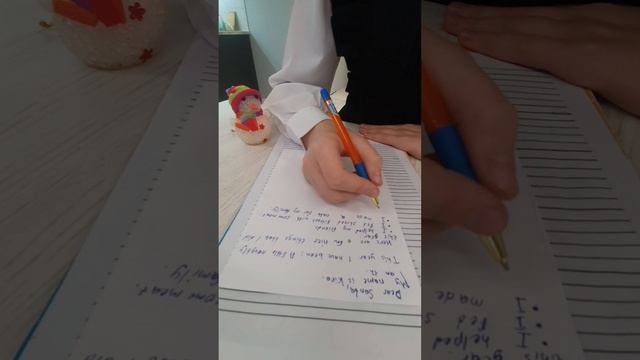 Пишем письмо Санте на английском |  Writing the letter to Santa.