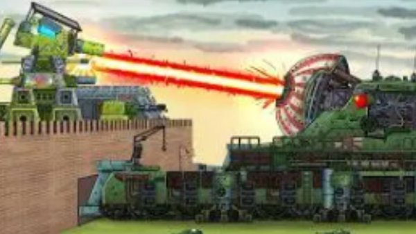 КВ-44 - оборона Крепости! Японская Лазерная Дора vs КВ-44