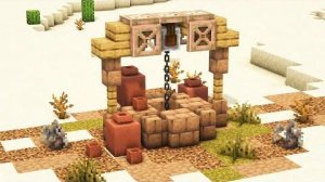 Колодец для пустыни ⧸ саванны в майнкрафте.