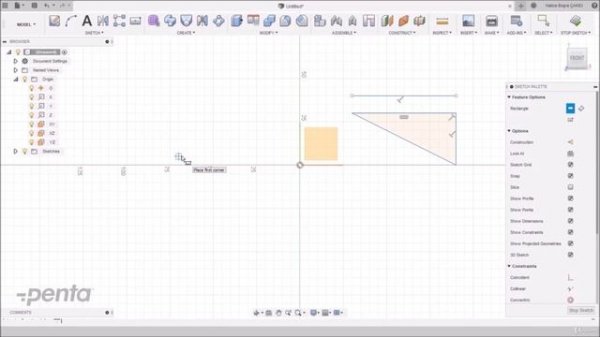 1 - LINE RECTANGLE CIRCLE