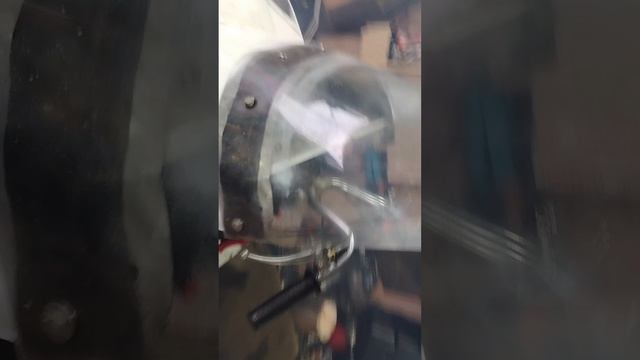 Работа снегохода Буран с новым двигателем и перебраной проводкой.