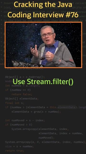 Вопрос 76. Stream filter(). #java смотреть онлайн