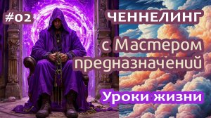 Уроки жизни - 02 | Ченнелинг с Мастером предназначений | Практика прямых порталов
