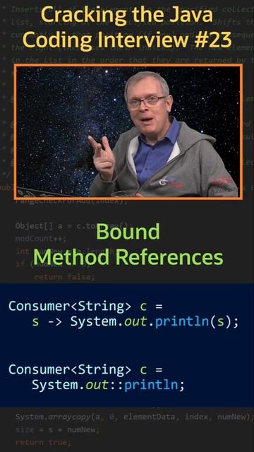 Вопрос 23. Ссылки на методы. #java смотреть онлайн