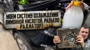 МОЕМ СИСТЕМУ ОХЛАЖДЕНИЯ ЛИМОННОЙ КИСЛОТОЙ. РАЗЪЕЛО РАДИАТОР?