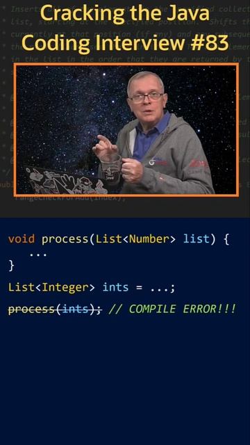 Вопрос 83. List of Number как аргумент метода. #java смотреть онлайн