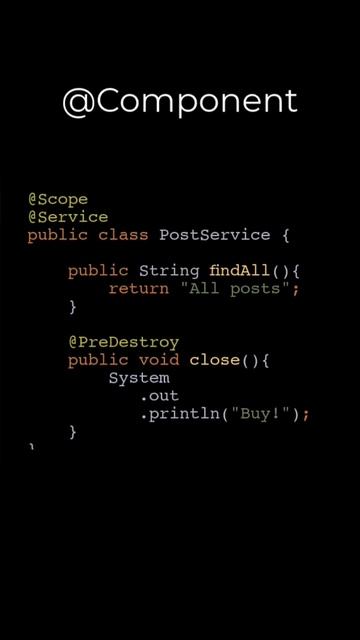 Вопрос 1. @Component. #spring #java смотреть онлайн