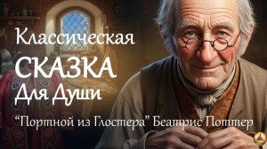 Рождественская СКАЗКА НА НОЧЬ "Портной из Глостера" Беатрис Поттер ⭐Английская Аудиосказка у Камина