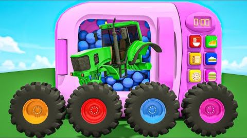 Песня для бинго - Исследование автозапчастей - Детские стишки и песенки для малышей смотреть онлайн