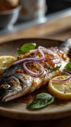 Скумбрия лимон-базилик!