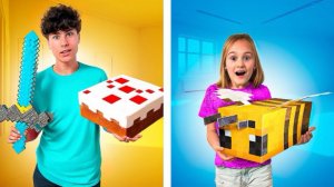 Майнкрафт в реальной жизни на 24 часа