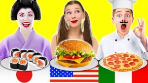 ЕДА ИЗ РАЗНЫХ СТРАН. ЧЕЛЛЕНДЖ ИЗ ЕДЫ