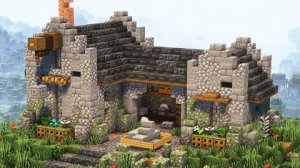 Дом каменщика в майнкрафте.