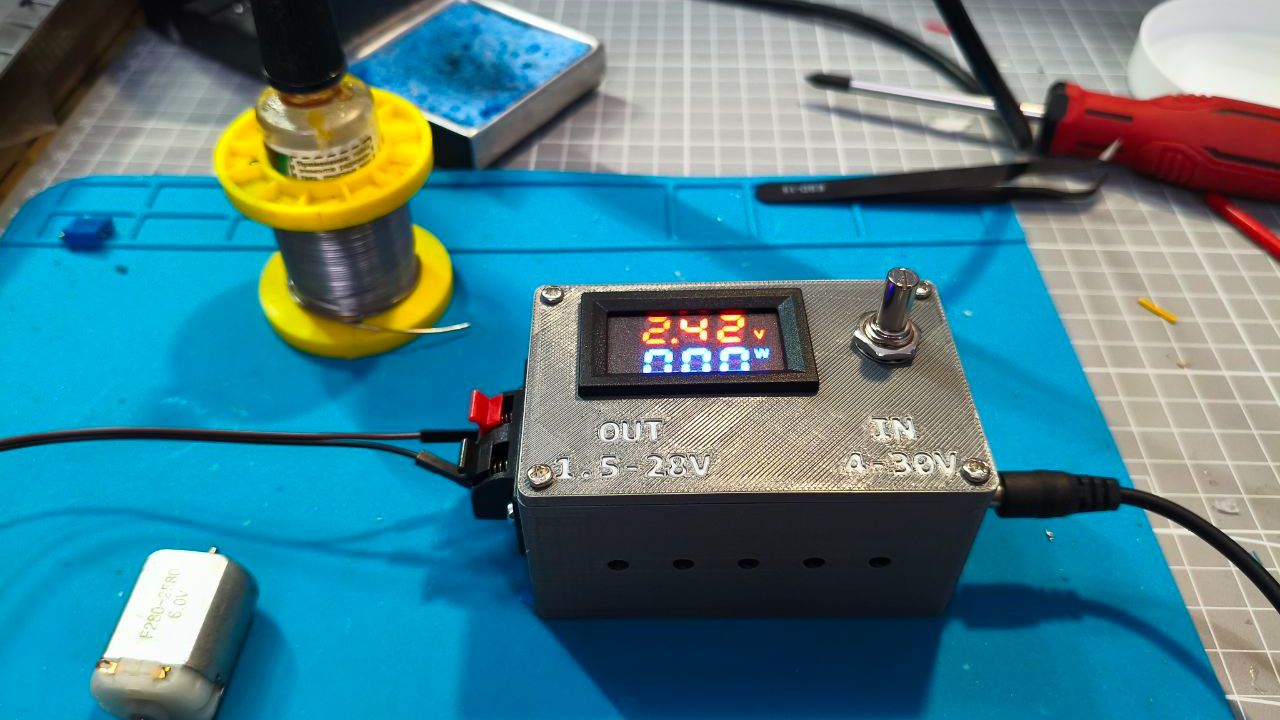 LM2596 - собираю маленький лабораторный блок питания