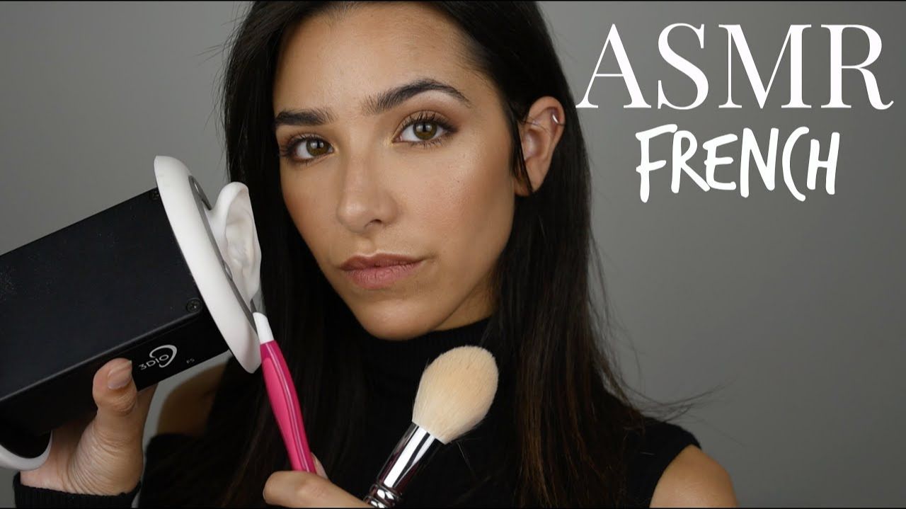 ASMR FRANCAIS 3DIO! (ear brushing, ear cupping, humming, trigger words...) смотреть онлайн