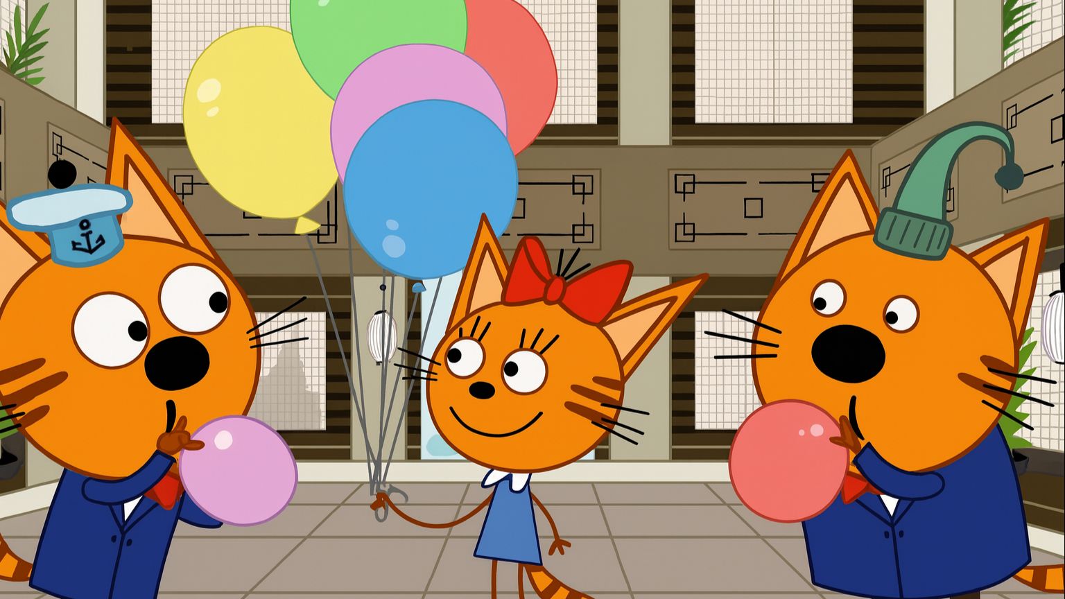 Три Кота — Мультфильм для Детей | Веселье с котятами | Три Кота Мультик Смотреть | Развивающая Игра смотреть онлайн