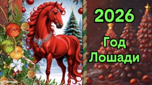 С Новым Годом и Рождеством! 2026 Год Лошади. Уже стучится в двери к нам.