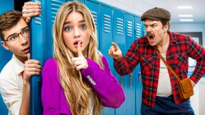 Прячусь в ШКОЛЕ от ЗЛОГО Отца Моей Девушки  !