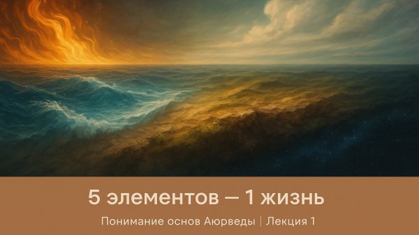 Лекция 1 Что такое Аюрведа | Основы науки о жизни и долголетии