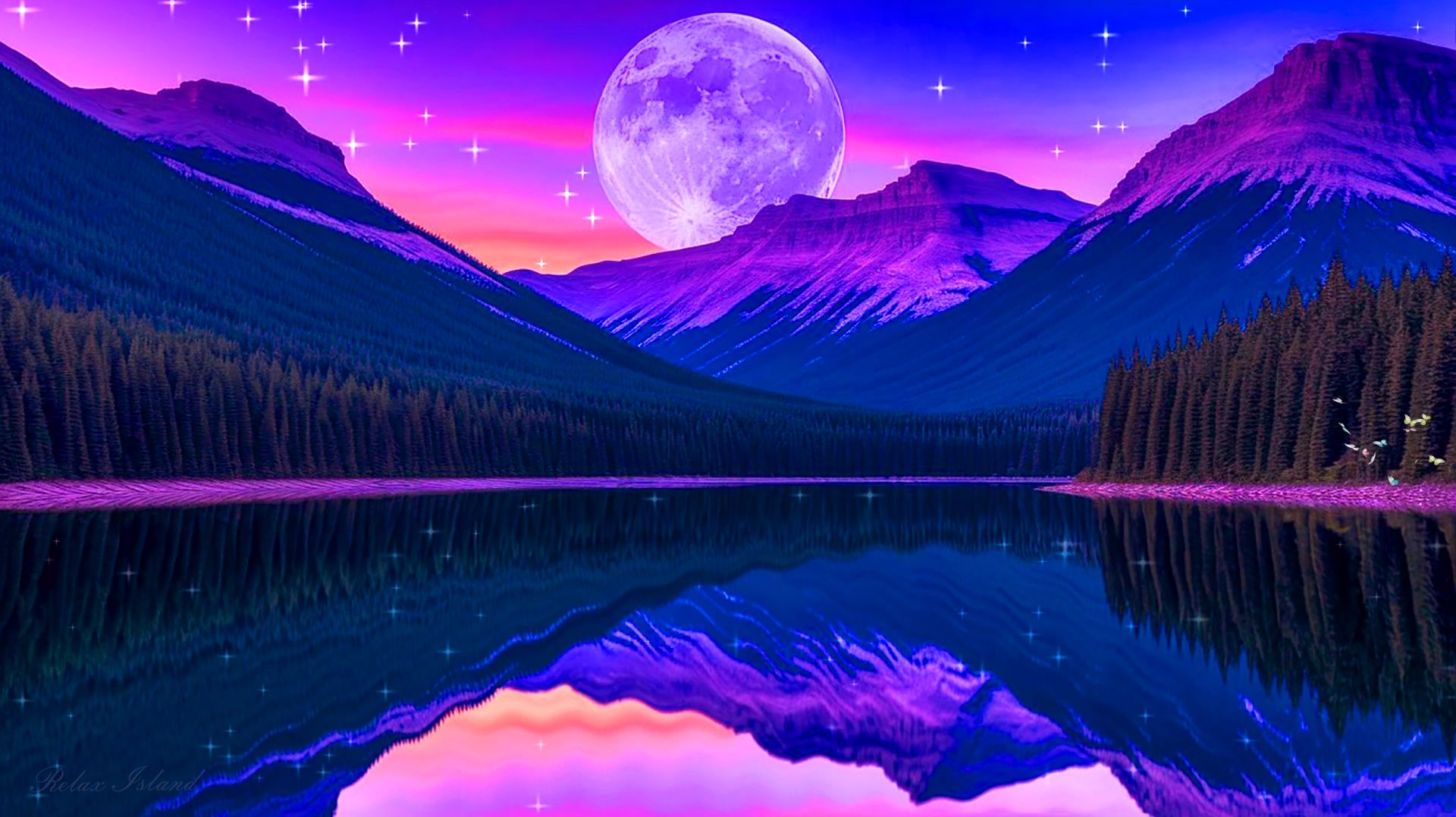 ✨ НЕВЕРОЯТНО КРАСИВАЯ МУЗЫКА ДЛЯ ДУШИ НА ОЗЕРЕ В ЛЕСУ 🎵 УСПОКАИВАЮЩАЯ МУЗЫКА ДЛЯ СНА ПОД ЛУНОЙ смотреть онлайн