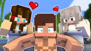 Джей Джей снова стал популярен среди девушек на горячих источниках - майнкрафт анимация