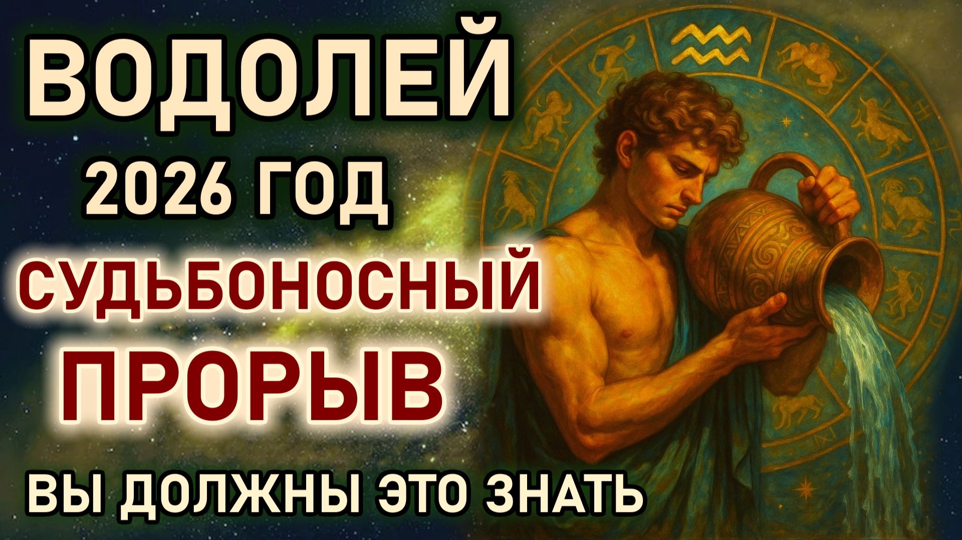 Водолей. Год Огненной Лошади наступает, судьбоносный прорыв изменит вашу жизнь Гороскоп 2026 Водолей смотреть онлайн
