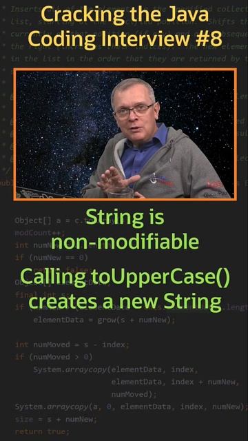 Вопрос 8. Главная особенность класса String? Java. смотреть онлайн