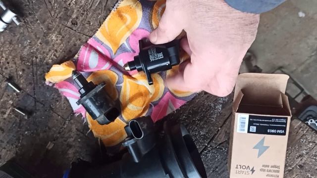 Пропал холостой ход на холодную Рено. Замена РХХ. смотреть онлайн