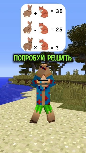 Попробуй решить #minecraft #майнкрафт