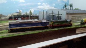 Модель ТЭМ14 от Major Models в масштабе 1:87 на макете