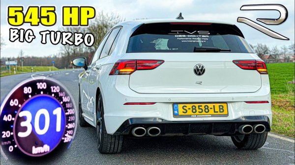 Volkswagen GOLF R MK8 на НОВЫХ ТУРБИНАХ | 0-100 100-200 200-300 КМ/Ч АВТОБАН AutoTopNL