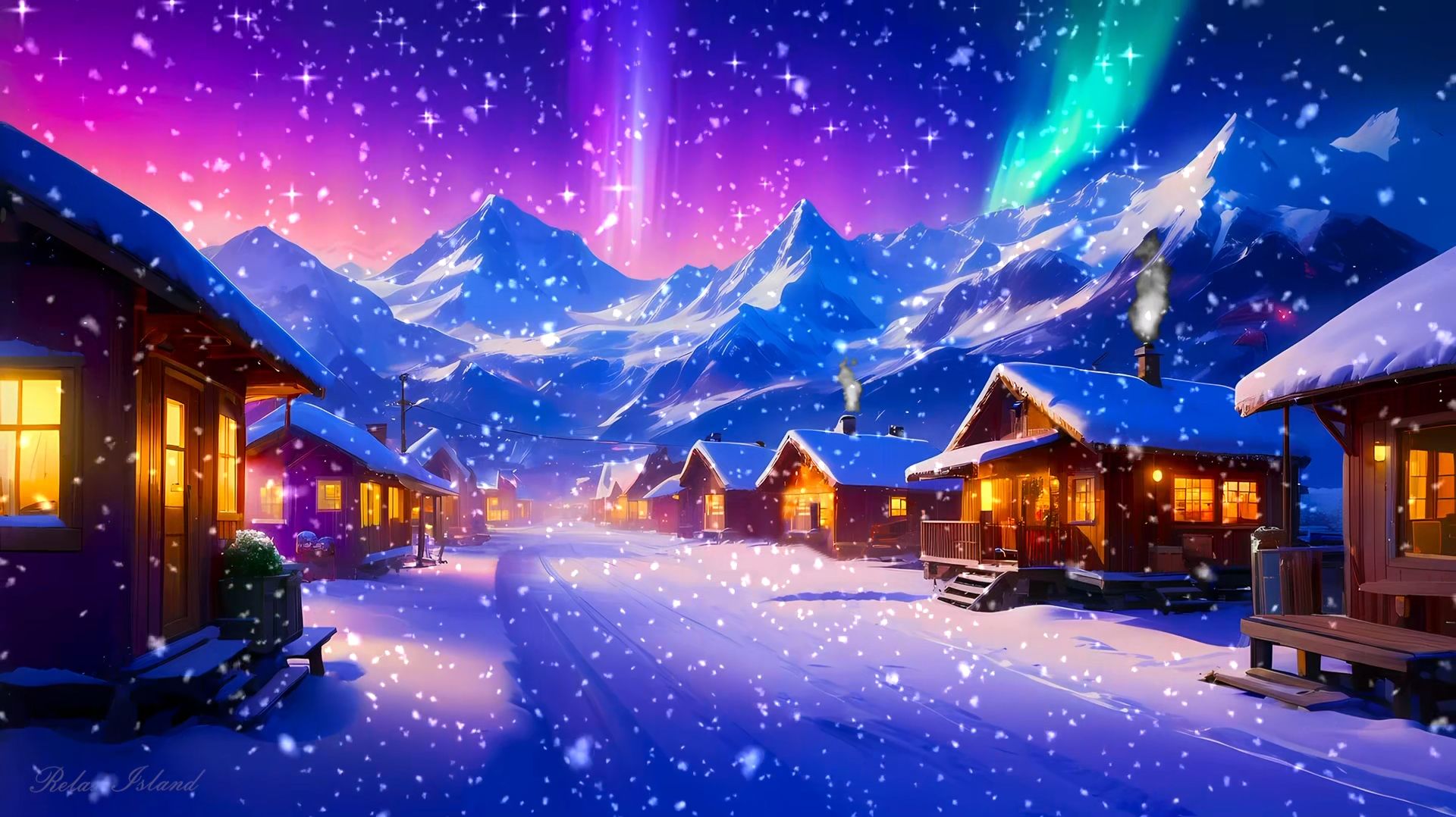 ❄️ ЗИМНЯЯ УСПОКАИВАЮЩАЯ МУЗЫКА ДЛЯ СНА 🎵 РАССЛАБЛЯЮЩАЯ МУЗЫКА ДЛЯ ДУШИ В ПОСЕЛКЕ НА СЕВЕРЕ смотреть онлайн