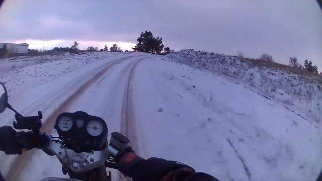Patron Aero 125f | Winter ride #1