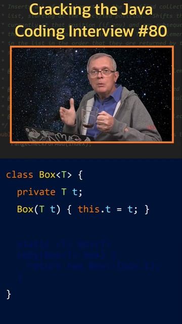 Вопрос 80. Generic для статики. #java смотреть онлайн