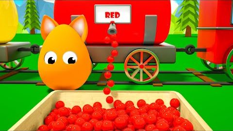 Песня про поезд | Чух-чух-чух-чух | Детские стишки и песенки смотреть онлайн