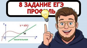Физический и геометрический смысл производной. Задание 8 ЕГЭ ПРОФИЛЬ.