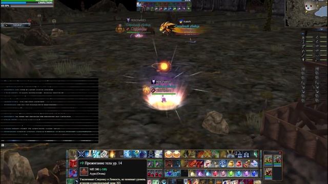 Rappelz/ Война 2 VS 2 (итог феникс воин)