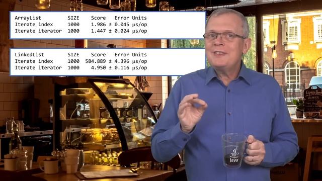 Выбор между ArrayList и LinkedList смотреть онлайн