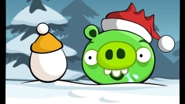 Angry Birds Seasons (2010) #2 Праздничная жадность. Прохождение без комментариев