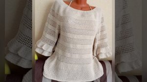 🌸Блузка, кофточка ажурная,вязаная крючком 🌸Вязание на заказ 🌸