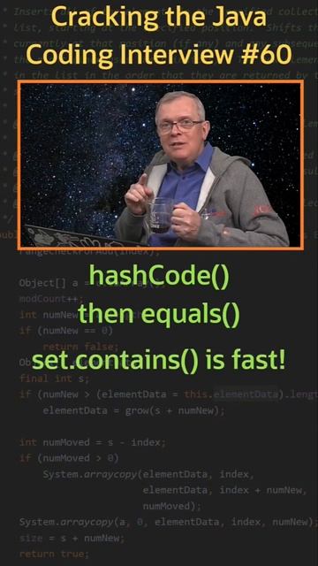 Вопрос 60. Как Set узнает элемент? #java смотреть онлайн