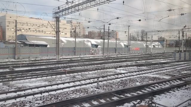 поездка на электропоезде ЭД4М-0264 №6037 Пушкино-Москва Ярославский вокзал до Ярославского вокзала смотреть онлайн